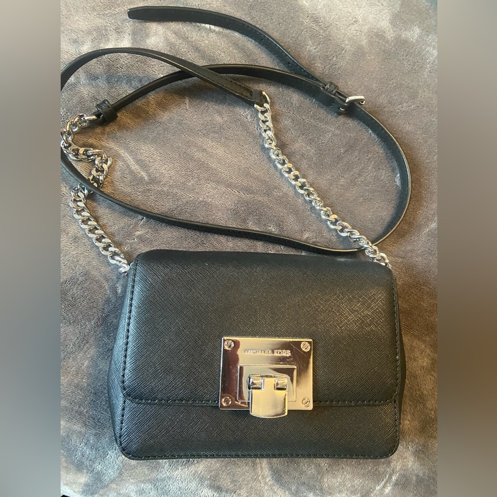 Black MK crossbody purse